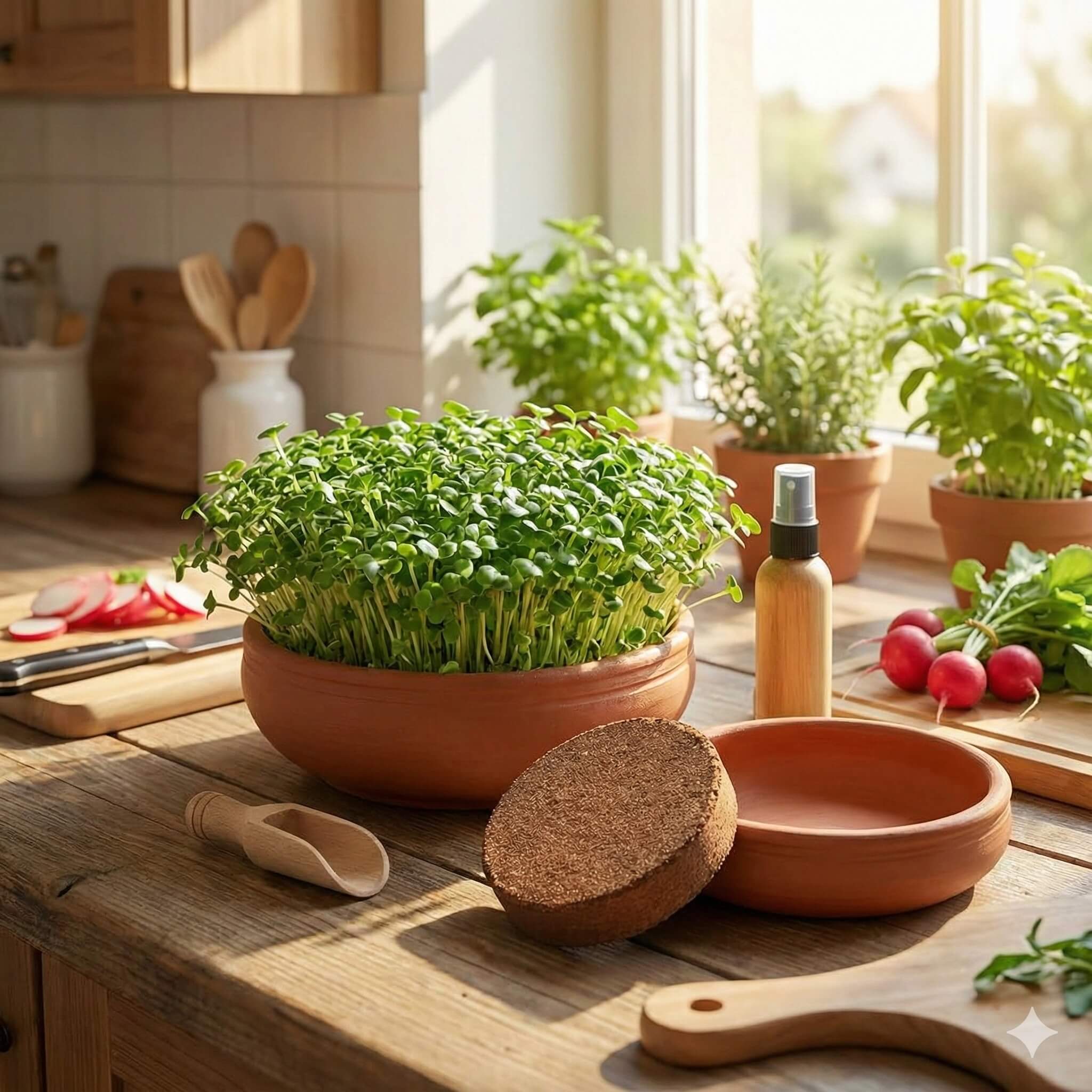 Clay Sprouting Pot With Lid | Sprout Maker | Eco-friendly
